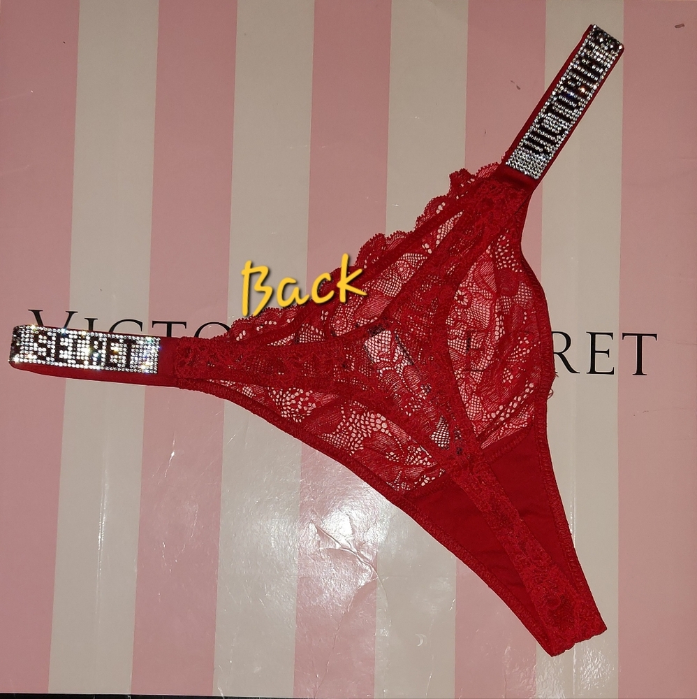 Victoria secret Shine strap Panties set size Large NWT - Picture 10 of 16